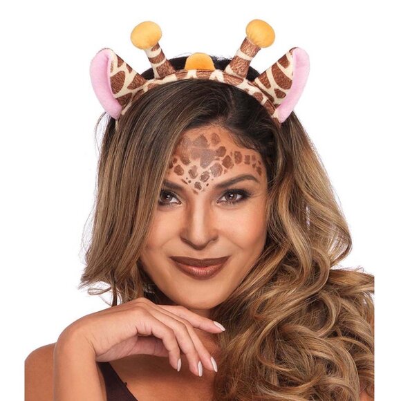 Wild Giraffe Kit 2Pc One Size Brown Roleplay Cosplay Costume Accessory OS - Picture 5 of 7